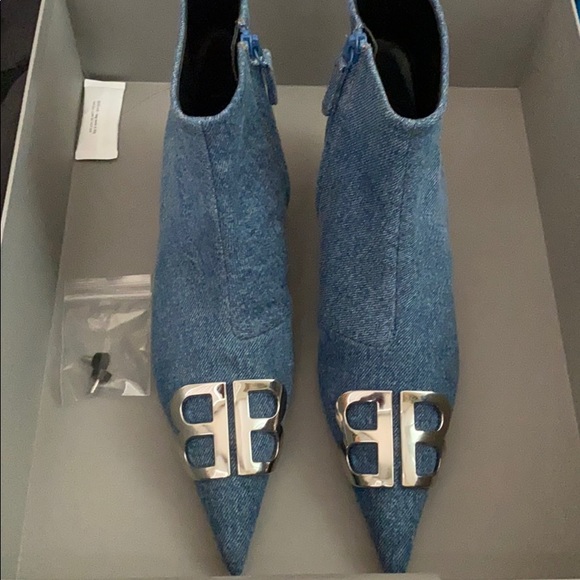 balenciaga denim shoes